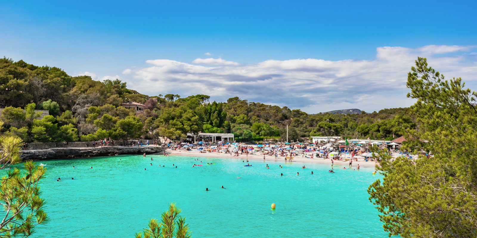 Cove located in Mondragó Natural Park, near Cala d’Or, Mallorca.