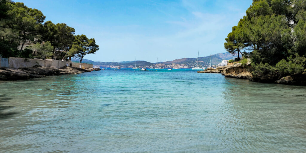 Caló d'en Pellicer, playa de aguas cristalinas en Santa Ponsa, Mallorca