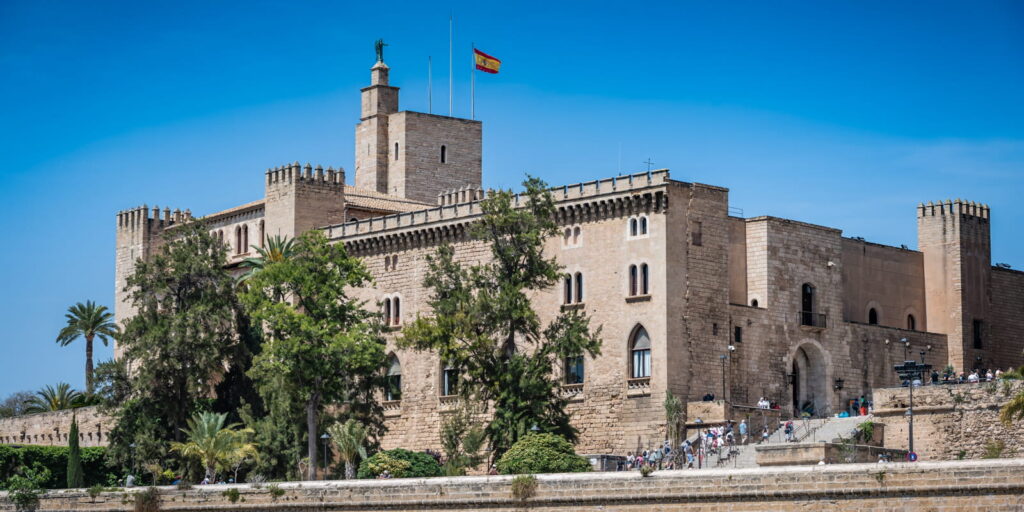 Royal Palace of la Almudaina, one of the places on the what to see list in Palma de Mallorca